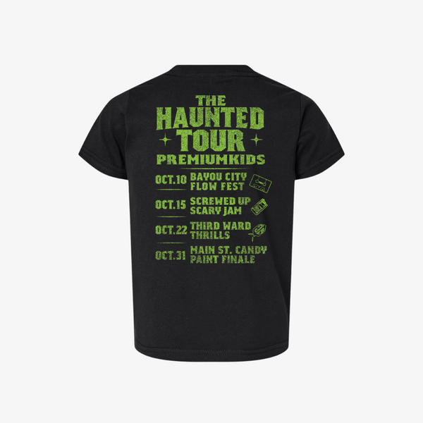 premiumkids haunted tour s/s tee (black/green)