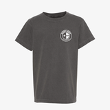 mens ridin' dirty distressed og logo s/s tee (vintage black)