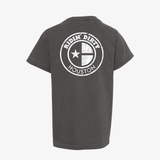 mens ridin' dirty distressed og logo s/s tee (vintage black)