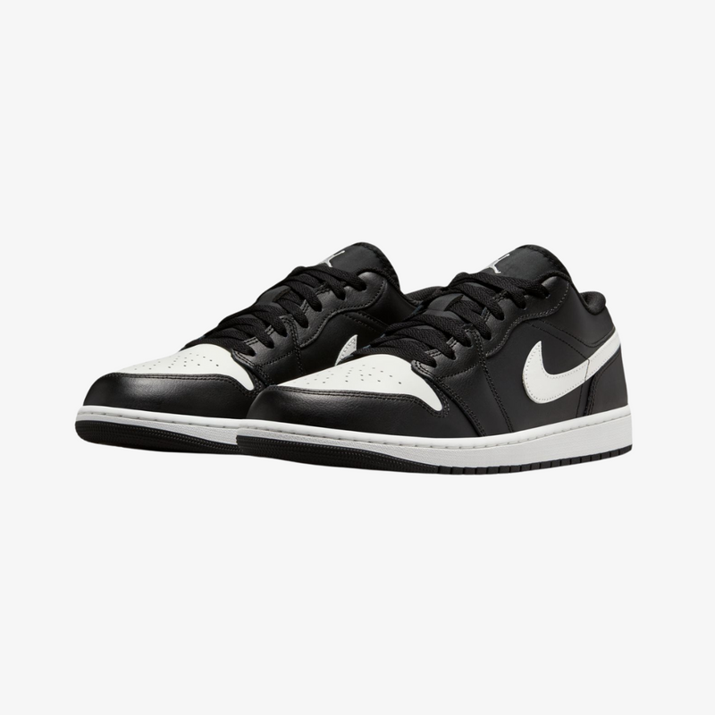 mens jordan 1 low (black/summit white)