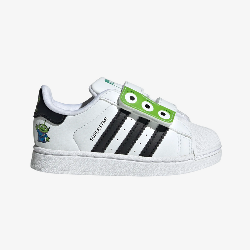 toddler adidas superstar x toy story (little green men)