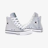 gradeschool converse ctas hi (silver/white)