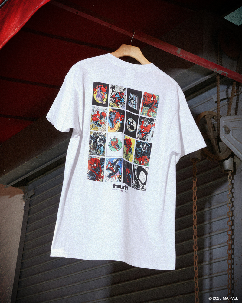 mens huf collector s/s tee (white)