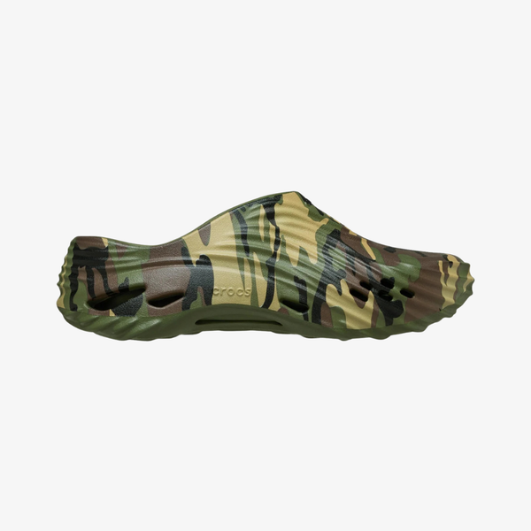 mens crocs echo camo wave (army green)