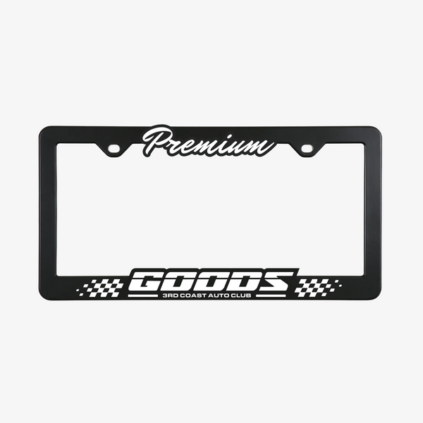 pg auto club license plate frame