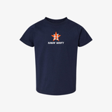 kids ridin' dirty bury me s/s tee (navy/orange)