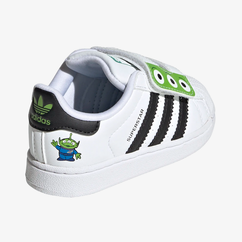 toddler adidas superstar x toy story (little green men)
