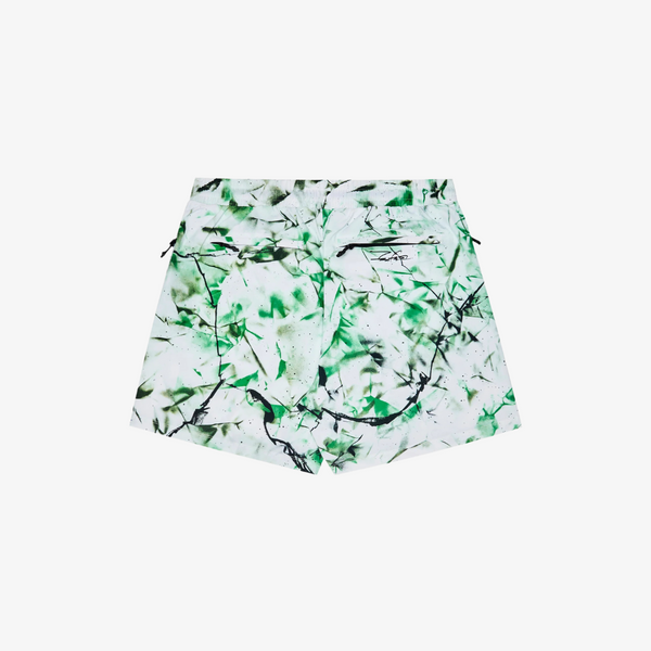 mens malbon x futura tag tech short (camo/multi)