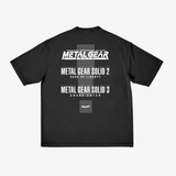 mens huf x metal gear solid legacy s/s tee (black/multi)