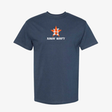 mens ridin' dirty bury me s/s tee (washed navy)