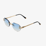 mens james oro opus sunglasses (blue tint)