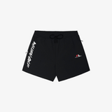 mens malbon x futura tag tech short (black)