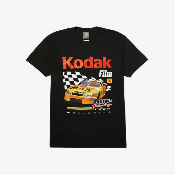 mens huf x kodak photo finish s/s tee (black)