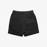 mens premiumgoods. faded sweat shorts “crest” (graphite)