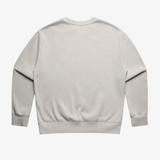 mens premiumgoods. arch logo crewneck sweater (faded bone)
