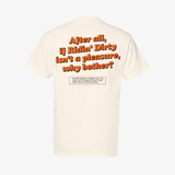 mens ridin' dirty why bother s/s tee (cream)