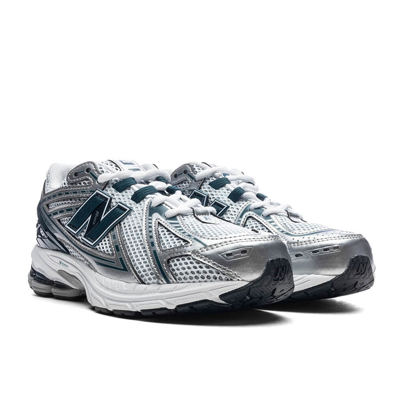 preschool new balance 1906 (silver metallic/deep ocean)