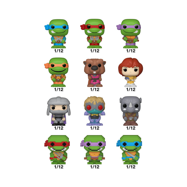 funko bitty pop! teenage mutant ninja turtles mini-figure (singles)