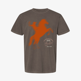 mens premiumgoods. cowboy blur s/s tee (clove brown)