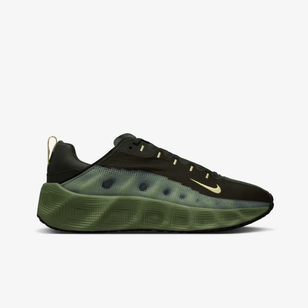 mens nike ava rover (sequoia/soft yellow)