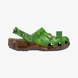 gradeschool crocs minecraft green classic clog (grass block)