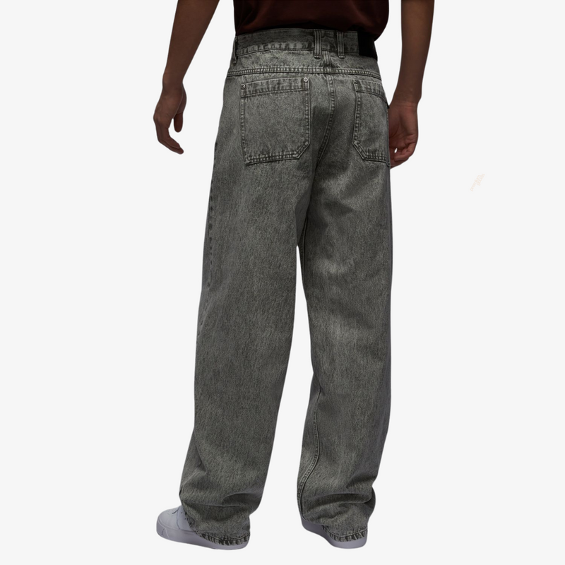 mens jordan denim pants (grey)