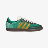 womens adidas samba og (court green/preloved yellow)