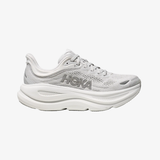 womens hoka bondi 9 (stardust/silver)