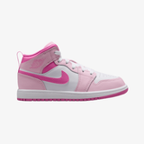 preschool jordan 1 mid (pink foam/china rose)