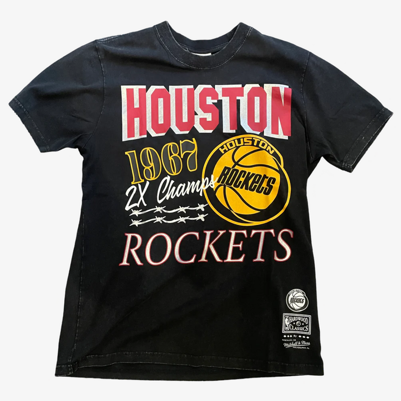 mens mitchell & ness nba s/s titles tee (black)