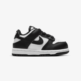toddler nike dunk low (white/black)