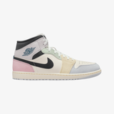 mens jordan 1 mid se (sail/iced jade)