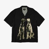 mens huf dogged s/s resort shirt (black)