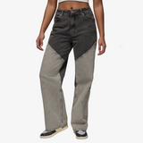 womens jordan denim pants (grey)