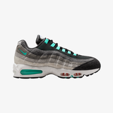 mens nike air max 95 big bubble prm (hyper turq/volt-solar red)