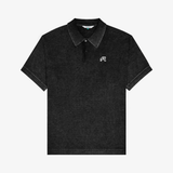 mens malbon brickwork polo (black)