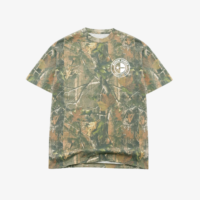 mens ridin' dirty og logo s/s tee (real tree camo)