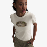 womens nike slim s/s tee (white)