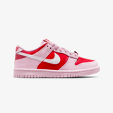 gradeschool nike nike dunk low (pink foam/summit white)