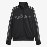 mens adidas x sp5der rhinestone tracktop (black)