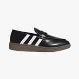 womens adidas handball spezial loafer (black/white)