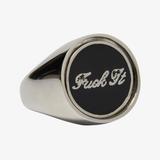 huf good luck flip ring (silver)