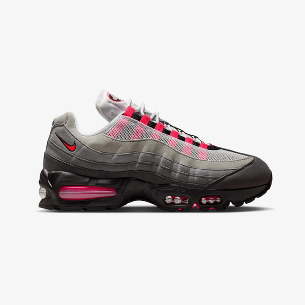 mens nike air max 95 big bubble (black/solar red)