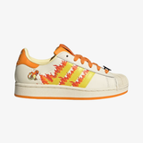 gradeschool adidas x pokemon superstar II (cream white/shock yellow/bold orange)