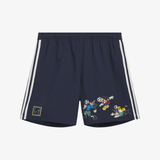 mens adidas x brain dead short (collegiate navy)