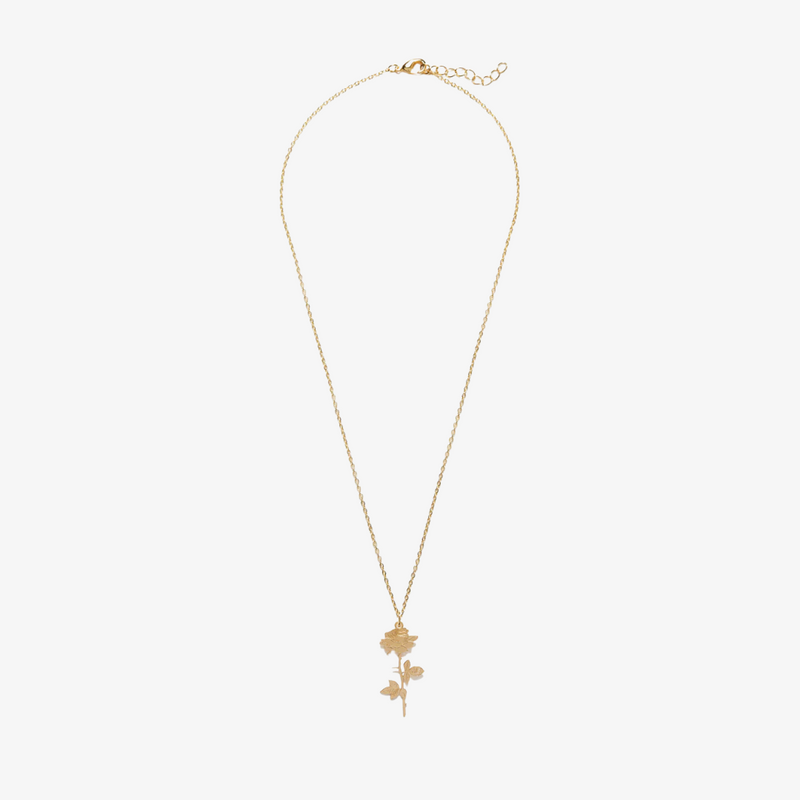 melody ehsani kissed by a rose necklace (gold)