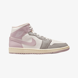 womens jordan 1 mid (sail/particle rose)