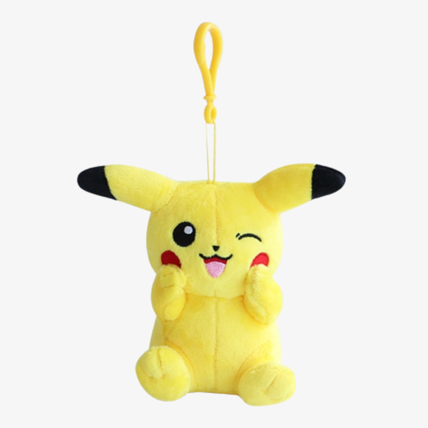 pokemon plush clip (winking pikachu)