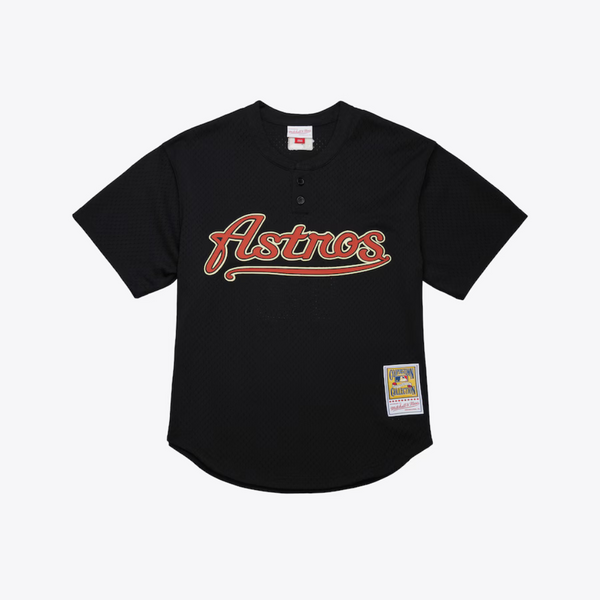 mens mitchell and ness wagner jersey (black)