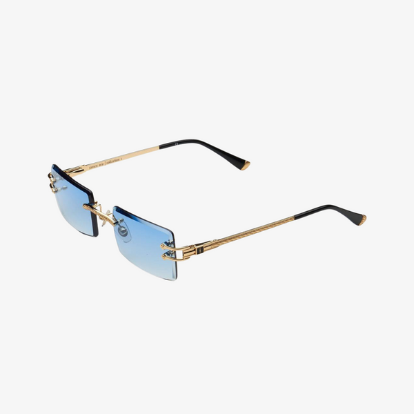 mens james oro sunglasses authentic II (blue tint)